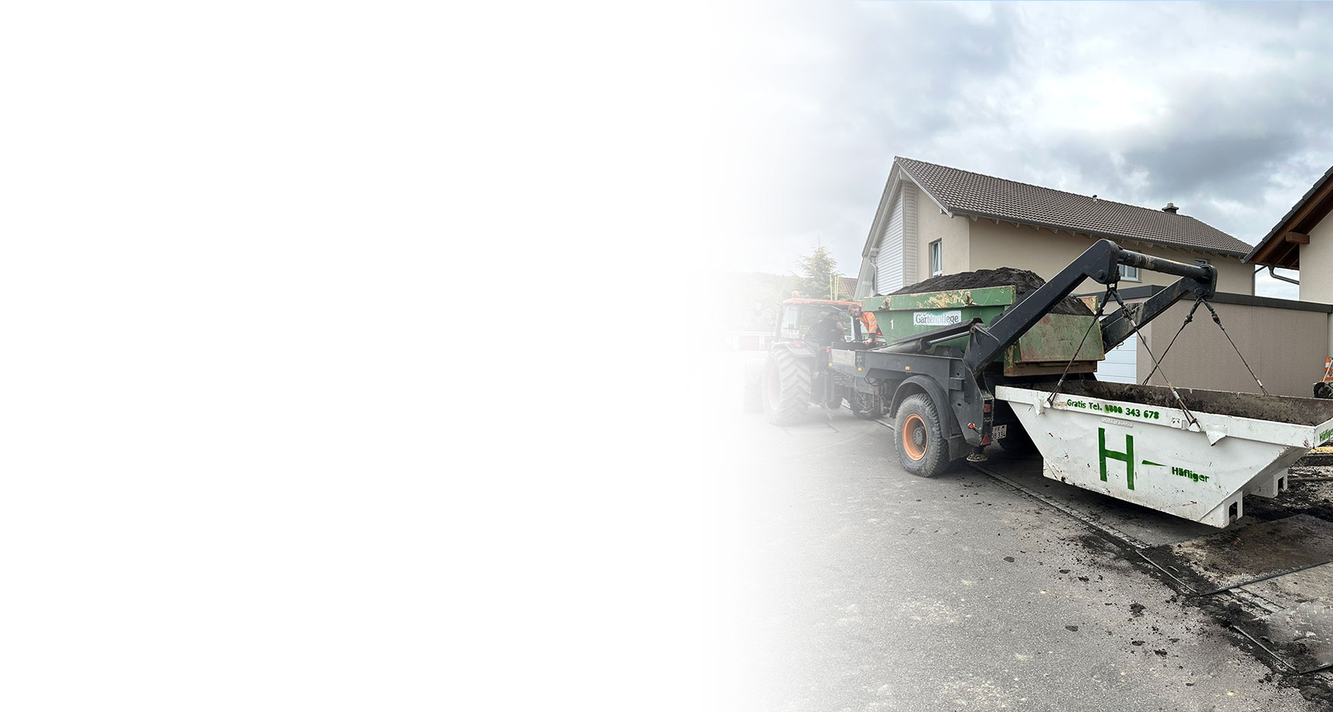 Muldendienst für Gleisbau & Rückbau – Entsorgung direkt vor Ort | Häfliger