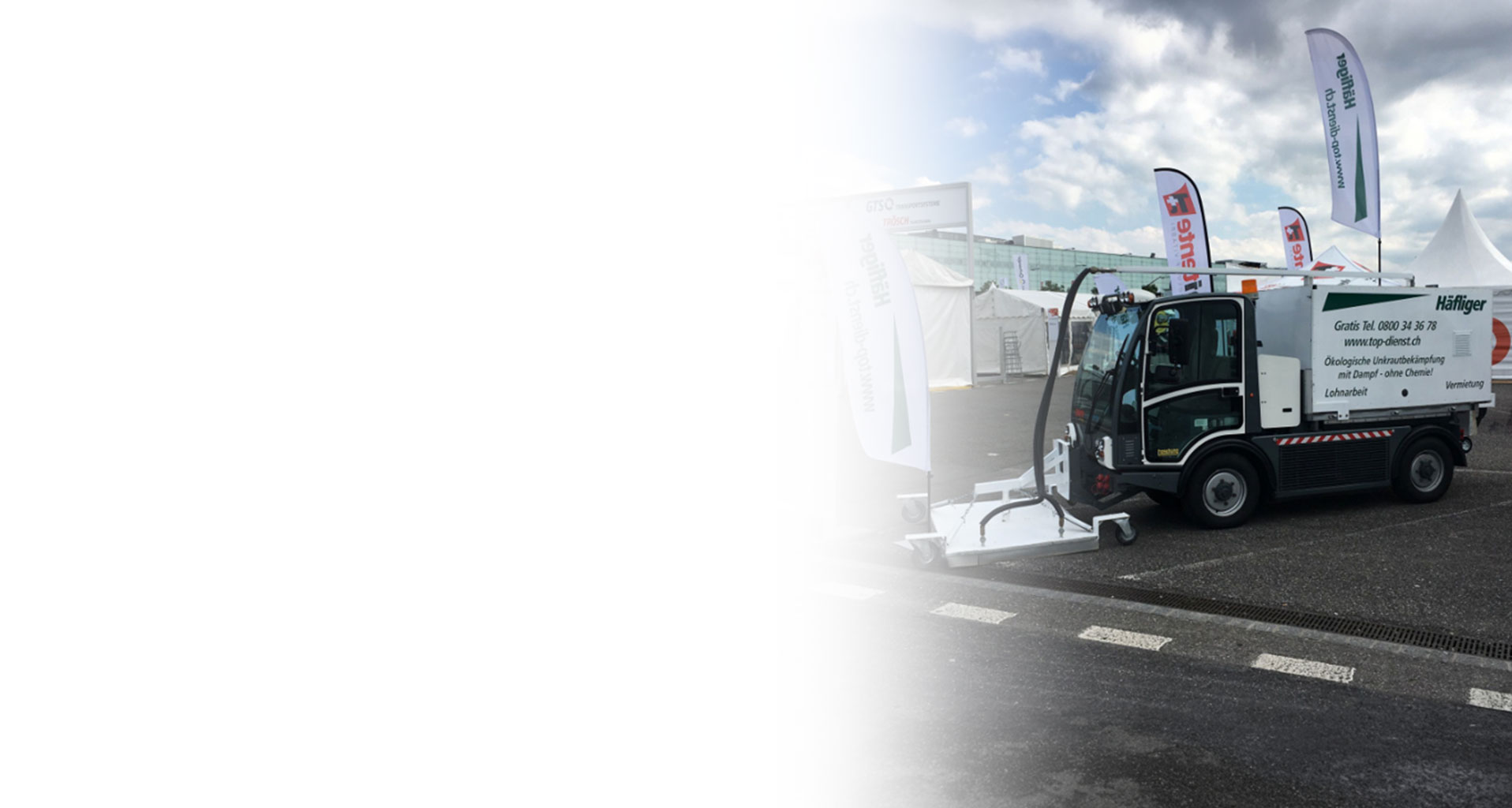 Unkrautbekämpfung ohne Chemie – Dampf statt Herbizide | Häfliger Schweiz